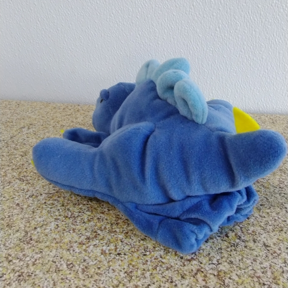 ∆VTG Plush Creations Inc Blue Dinosaur Hand Puppet Full Body Glove - Picture 4 of 16